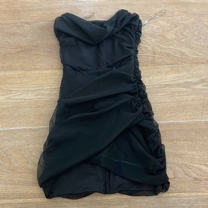 Mini black dress